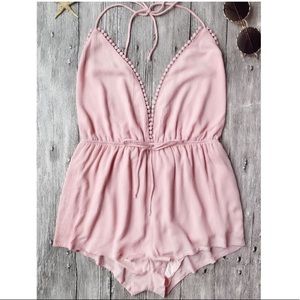 Pink romper and Never worn!!
